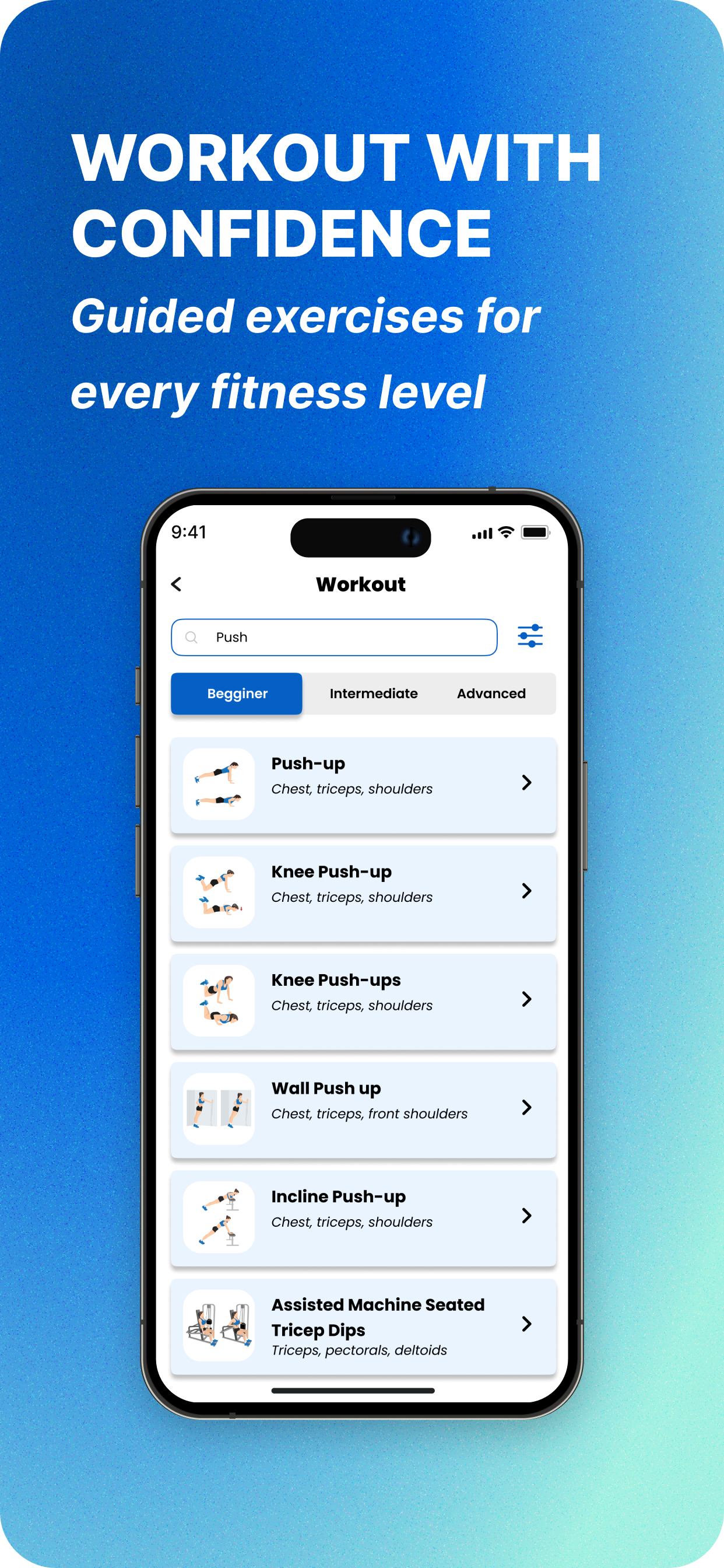 Train with confidence: guided workouts tailored to every fitness level